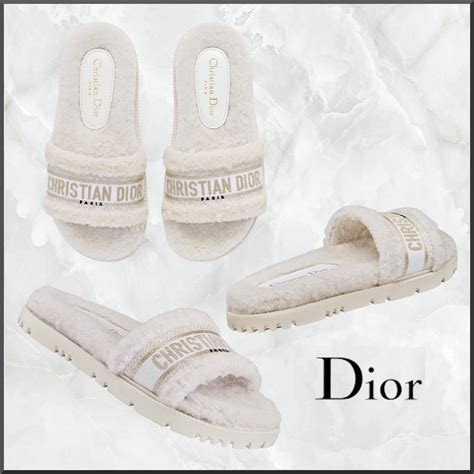 christian dior chunky slides|dior satin sandals.